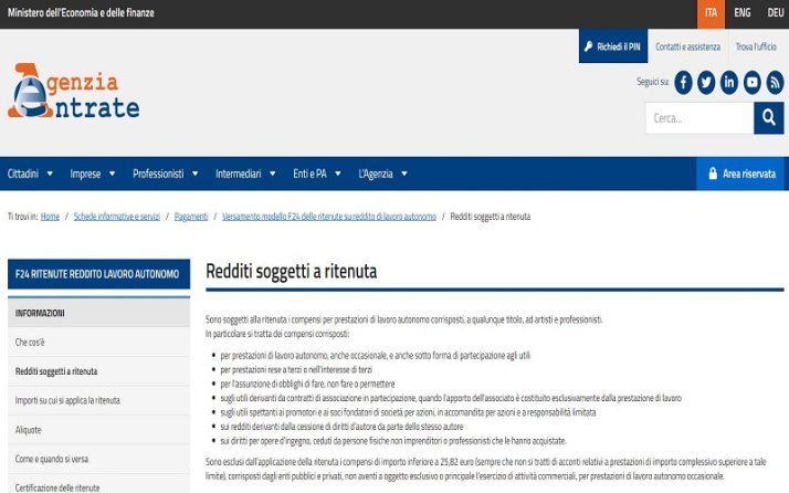 Ritenuta d'acconto: come funziona e chi la paga